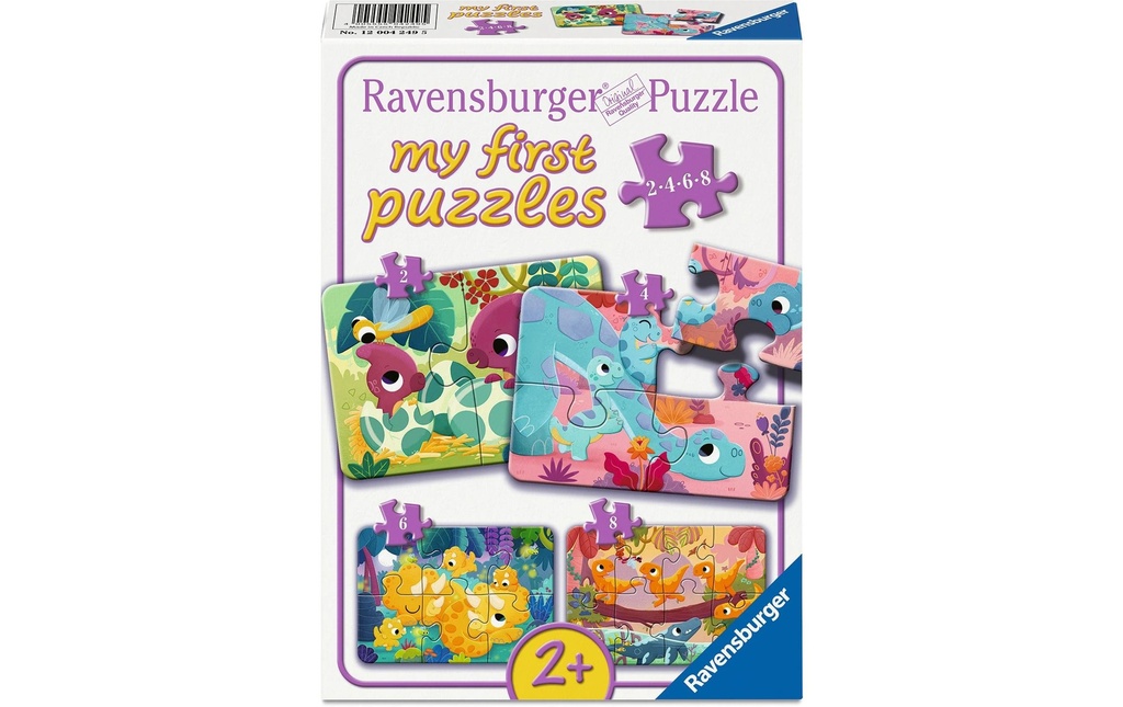 Ravensburger Puzzle Les amis des dinosaures 2/4/6/8 pièces