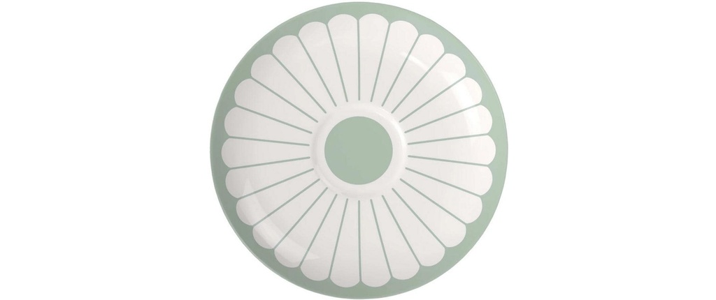Villeroy & Boch Fleur Vert Soucoupe pour cappuccino, 6 pièces