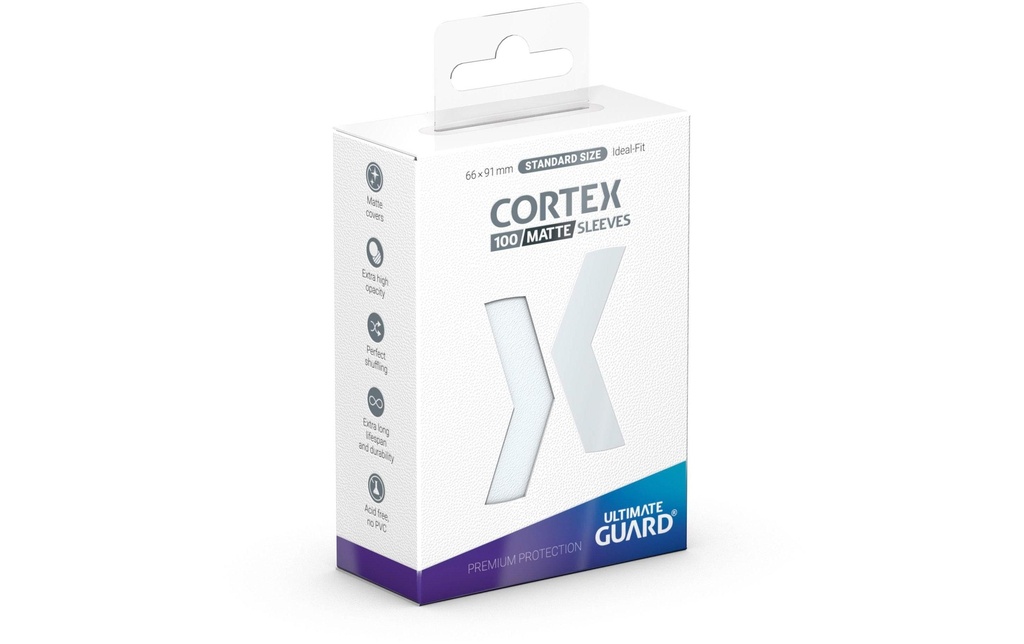Ultimate Guard Étui à cartes Cortex Sleeves Standard Matt-Transparent 100
