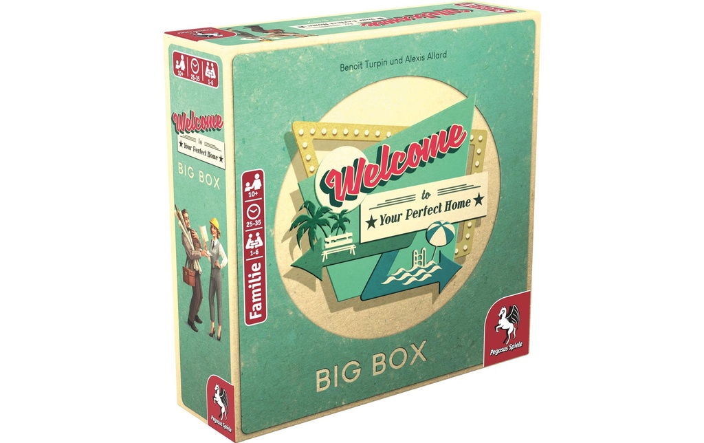 Pegasus Spiele Jeux pour la famille Welcome to your perfect Home Big Box -DE-
