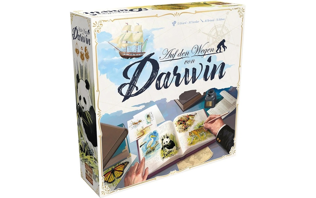 Asmodée Jeux pour la famille Auf den Wegen von Darwin -DE-