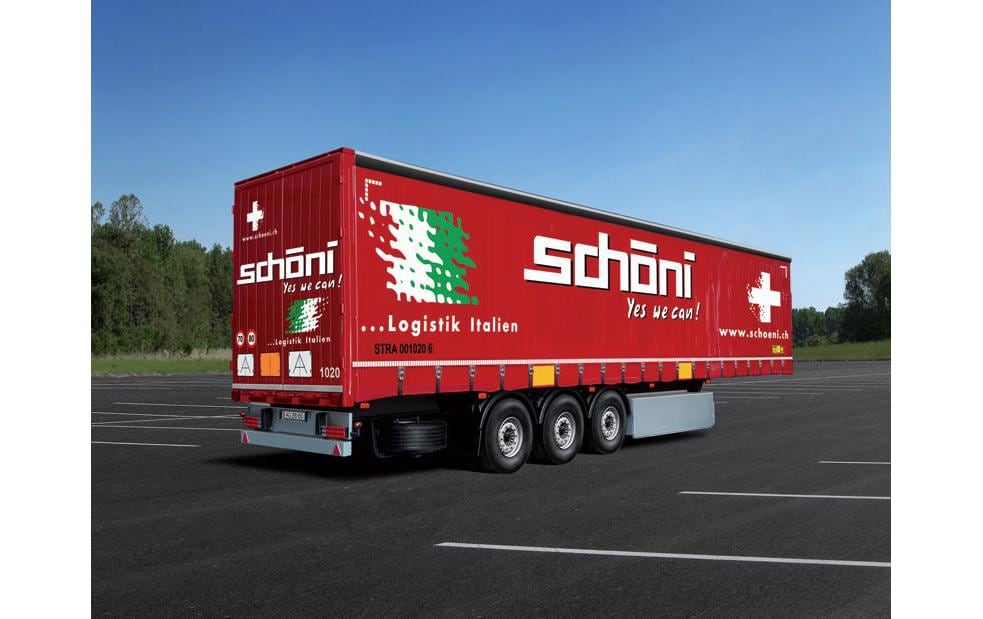 Italeri Kits de montage Trailer Schöni 1:24