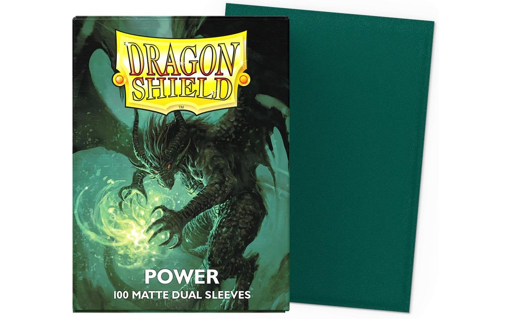 Dragon Shield Étui à cartes Dual Matte – Power green