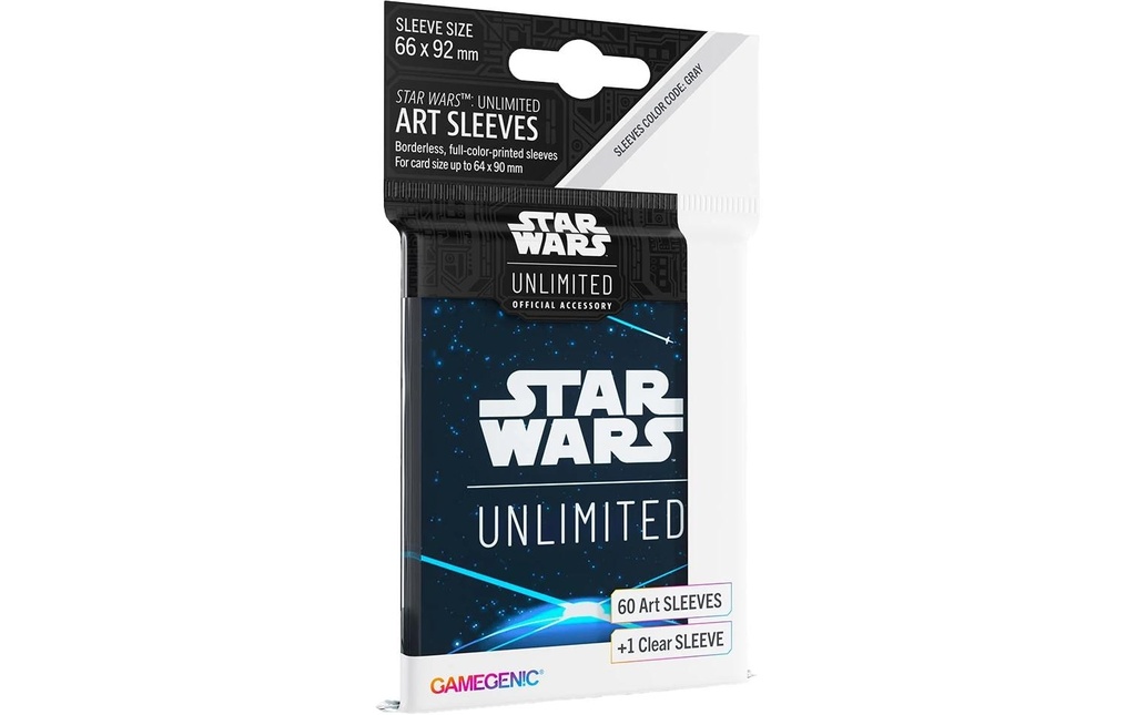 Asmodée Étui à cartes Art Sleeves Space Blue 60 +1 pc