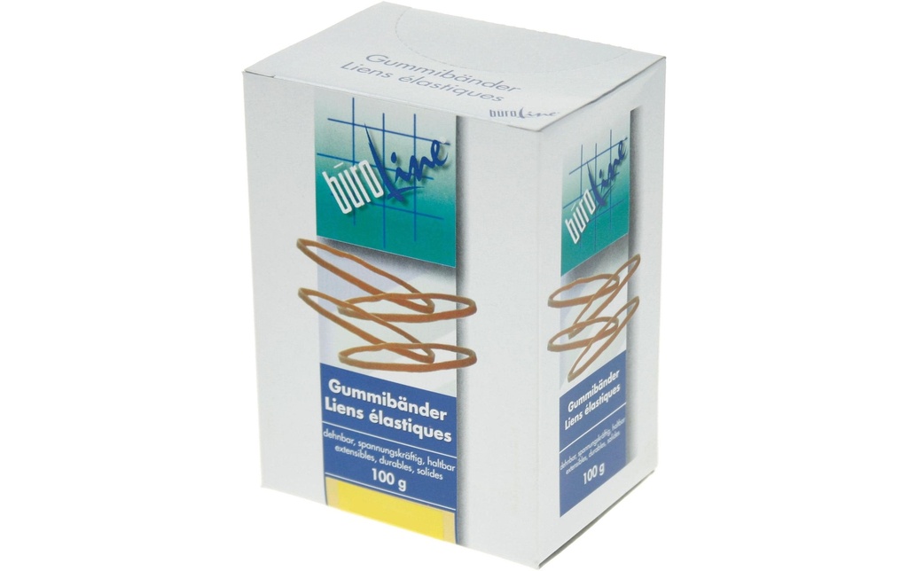 Büroline Ruban élastique 3 x 90 mm,100 g