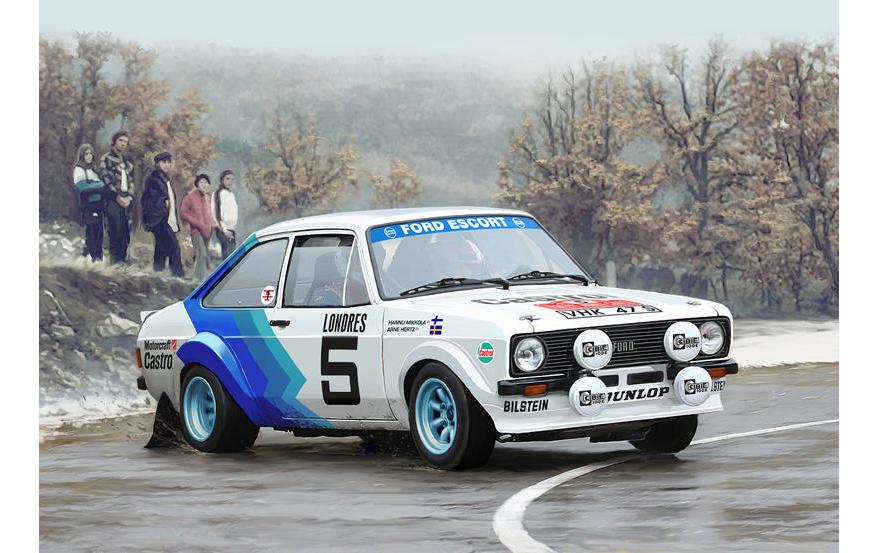 Italeri Kits de montage Ford Escort Mk.II 1:24