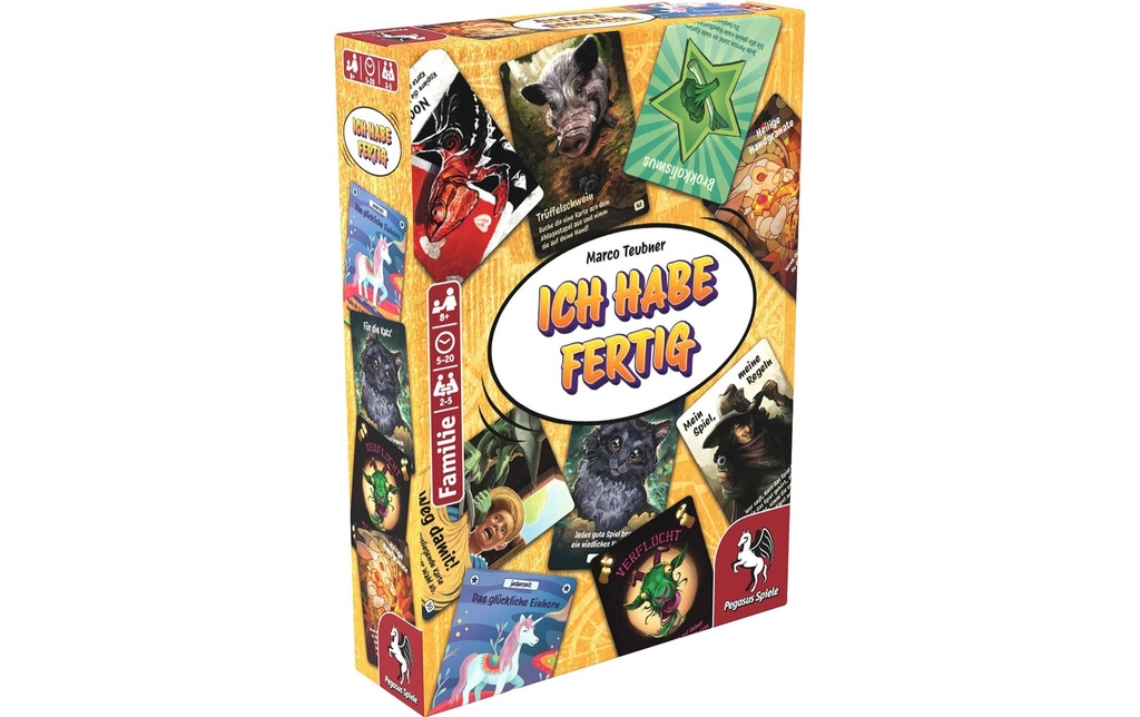 Pegasus Spiele Jeux de cartes Ich habe fertig -DE-