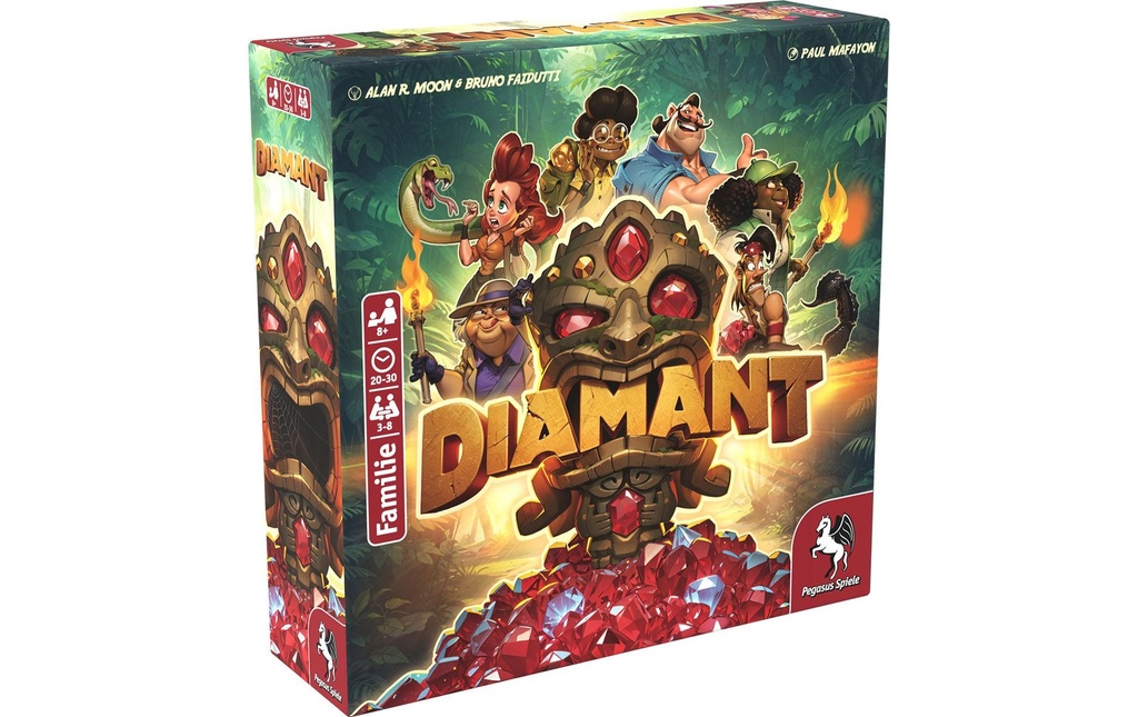 Pegasus Spiele Jeux pour la famille Diamant -DE-