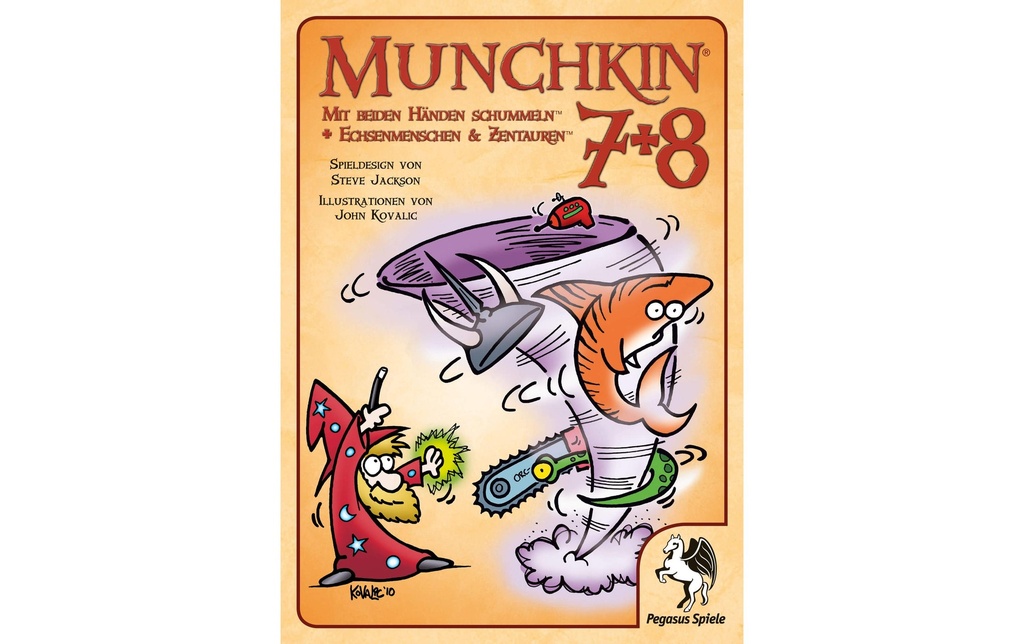 Pegasus Spiele Jeux de cartes Munchkin 7+8 (extension) -DE-