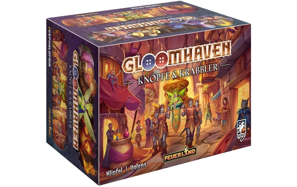 Feuerland Jeux de connaisseur Jeu en solo Gloomhaven: Boutons & Crapauds -DE-