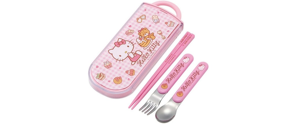 SKATER Set de couverts Hello Kitty Sweety rose