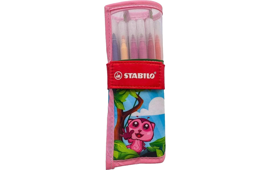 STABILO Set roller POWER Animal pink (18 pces)
