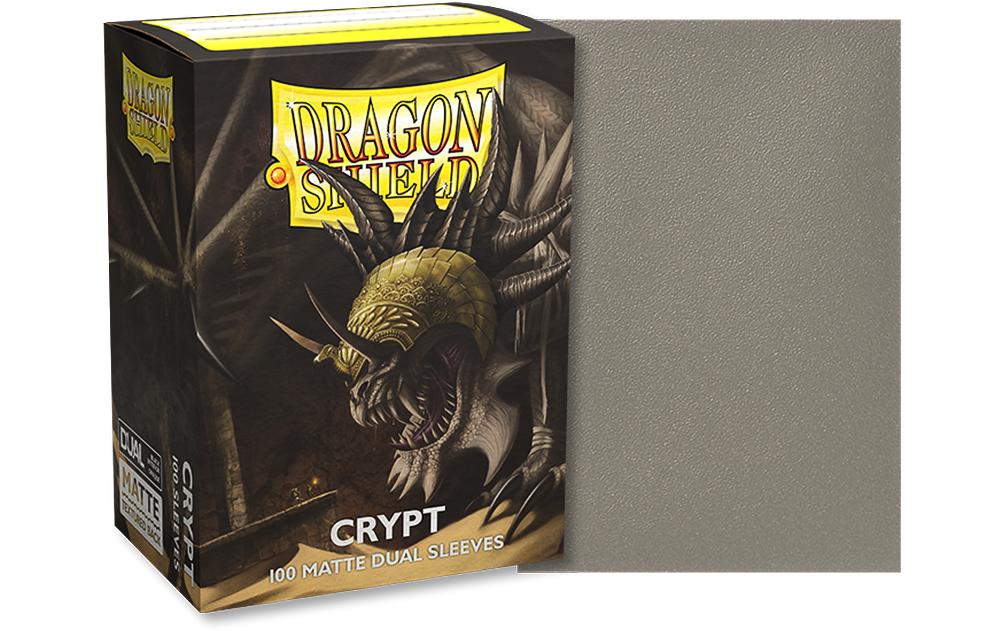 Dragon Shield Étui à cartes Dual Matte: Crypt Taille standard Argenté 100