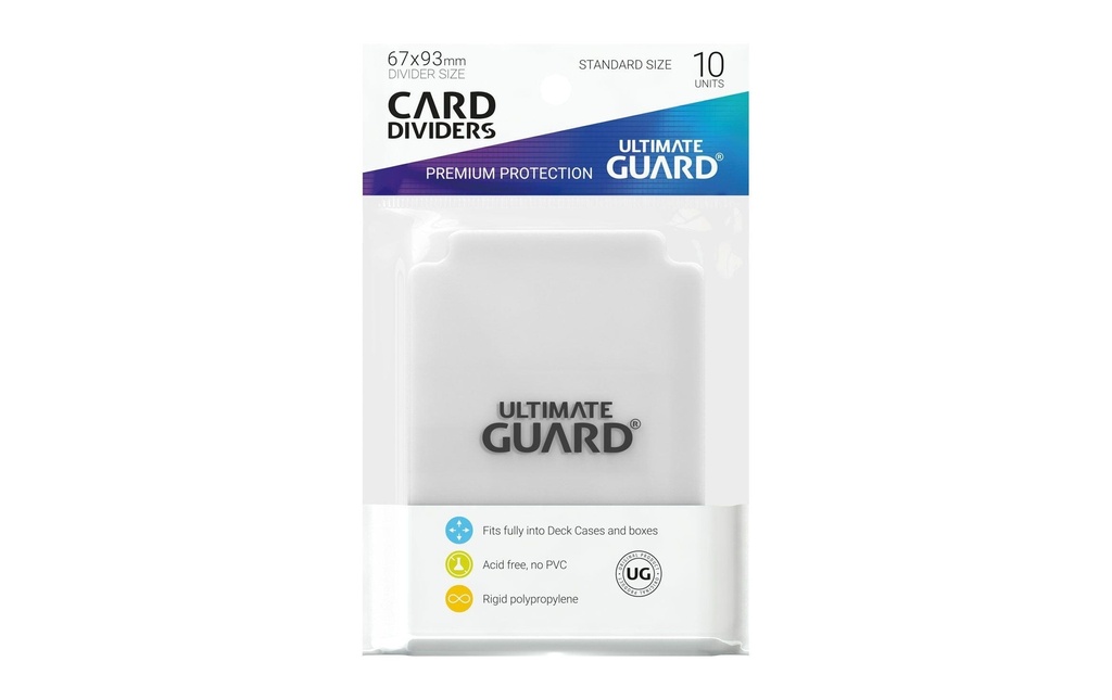 Ultimate Guard Séparateur de cartes Taille standard Transparent 10