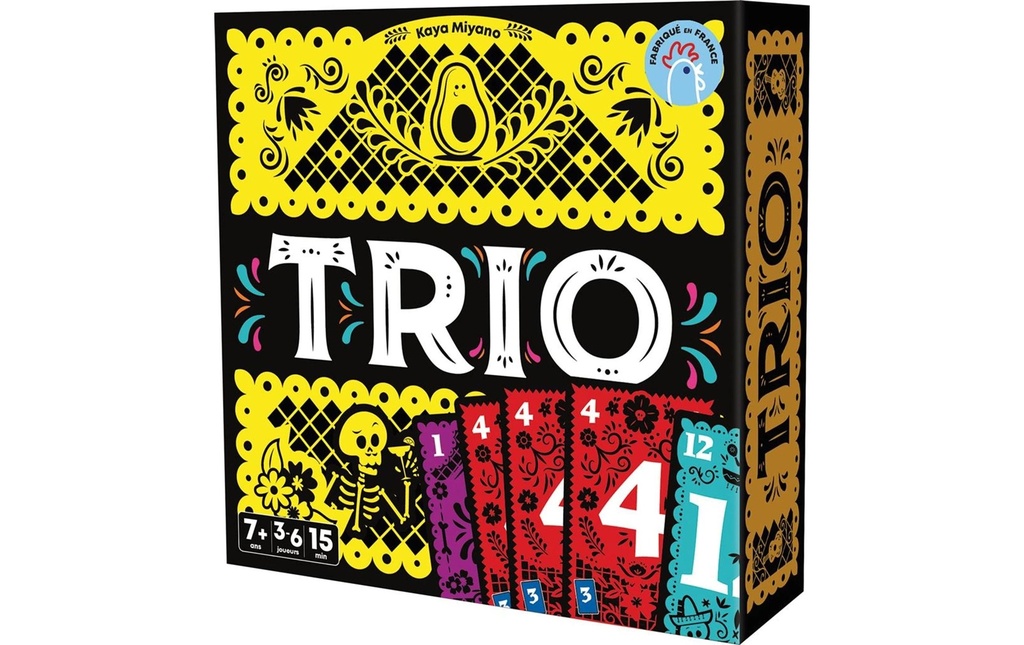 Asmodée Jeux de cartes Trio -FR-