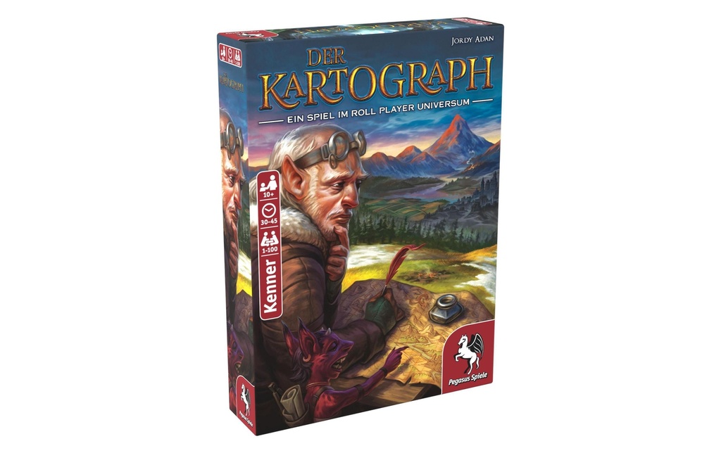 Pegasus Spiele Jeux de connaisseur Der Kartograph