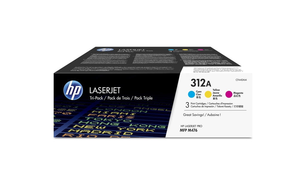 HP HP toner 312A cyan/mag/yellow (3 pces)