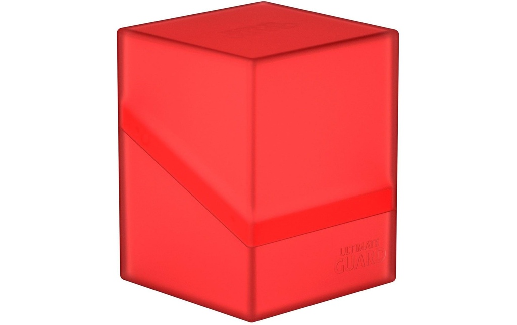 Ultimate Guard Boîte à cartes Boulder Deck Case taille standard 100+ Ruby