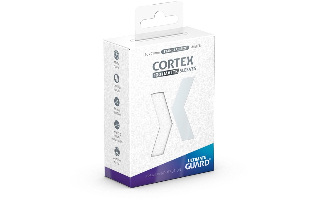 Ultimate Guard Étui à cartes Cortex Sleeves Standard Blanc Mat 100