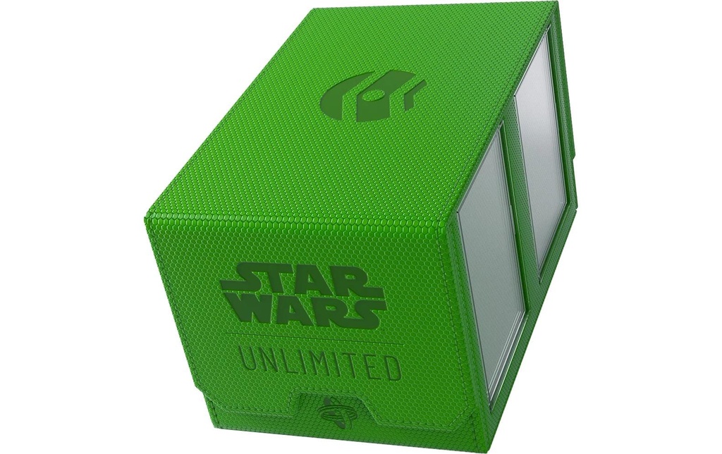 Asmodée Boîte à cartes Star Wars: Unlimited Double Deck Pod vert