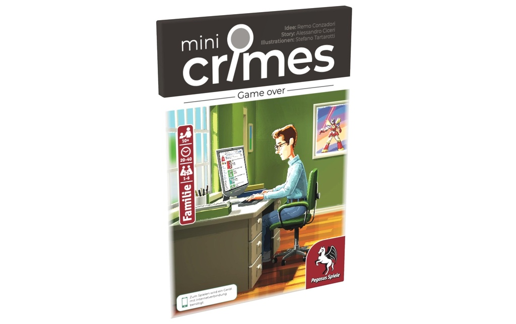Pegasus Spiele Jeux de cartes MiniCrimes – Game over -DE-