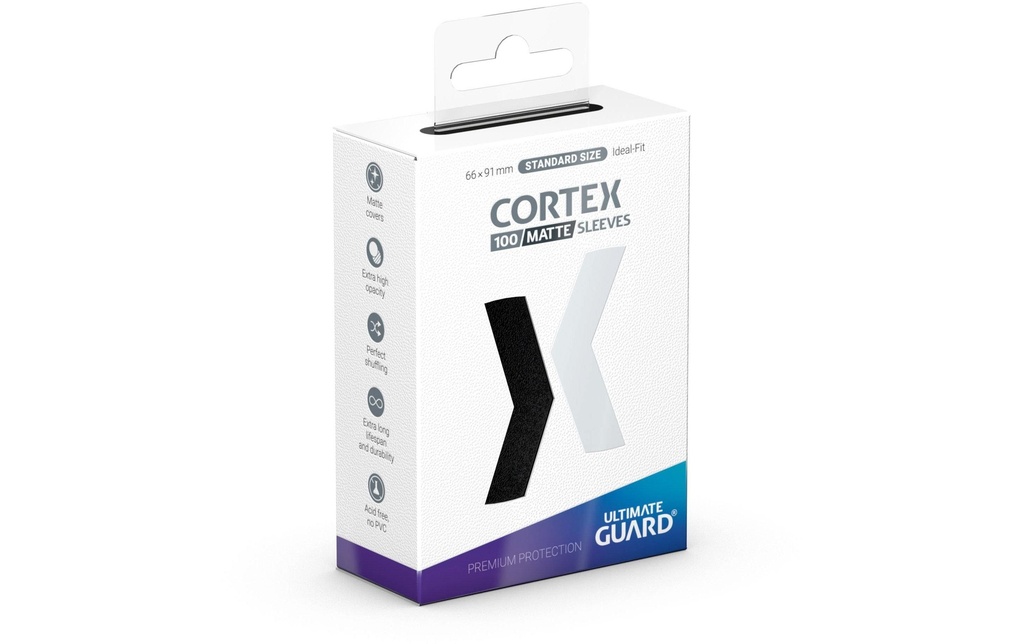 Ultimate Guard Étui à cartes Cortex Sleeves Standard Noir mat 100