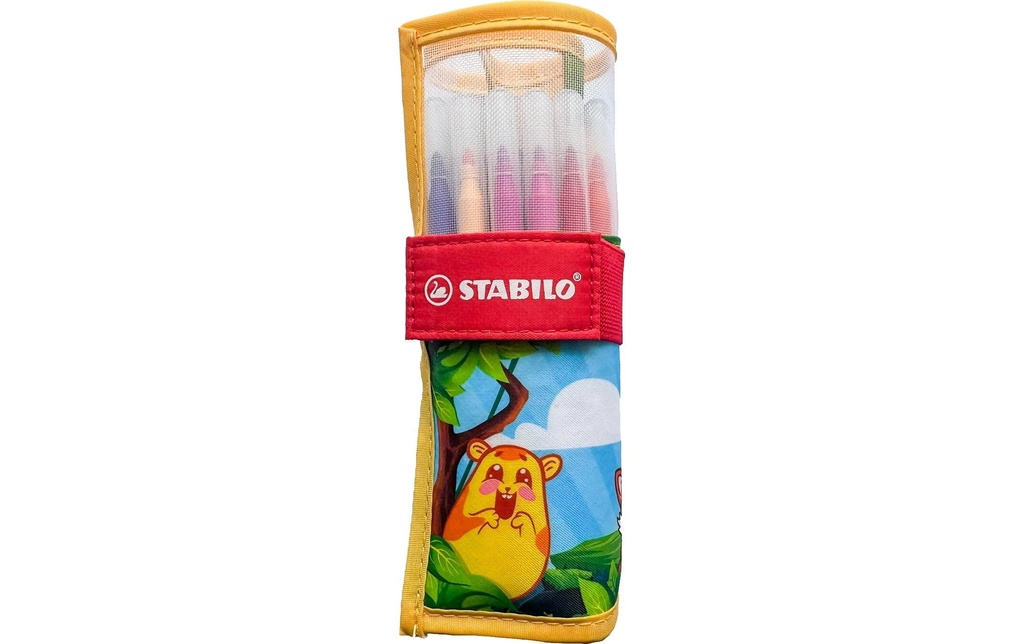 STABILO Set roller POWER Animal jaune (18 pces)
