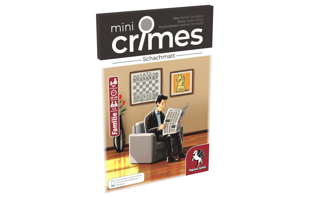Pegasus Spiele Jeux de cartes MiniCrimes – Schachmatt -DE-