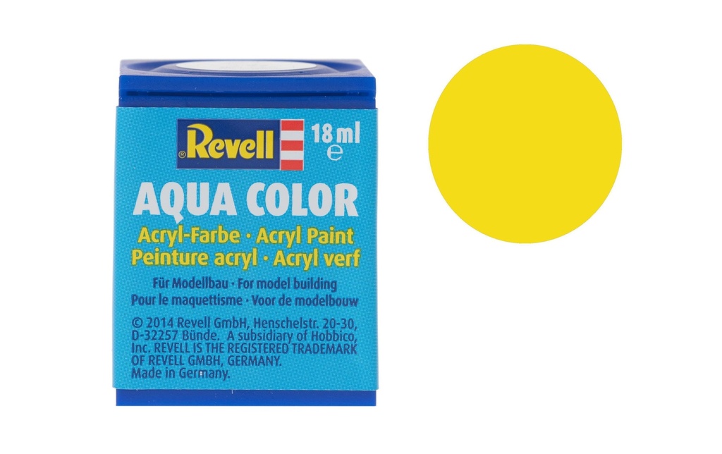 Revell Peinture acrylique 36 312 jaune vif soyeux mat