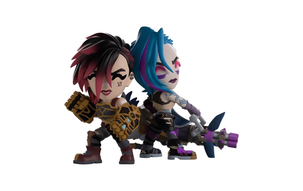YouTooz Figurines vinyles Arcane Pack de 2 Vi & Jinx