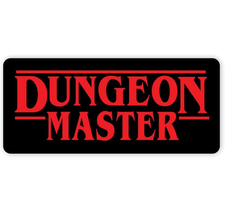 Glass Staff Autocollants Dungeon Master noir/rouge