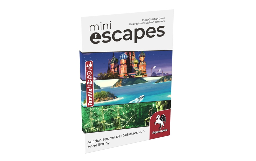 Pegasus Spiele Jeux pour la famille MiniEscapes Auf den Spuren -DE-