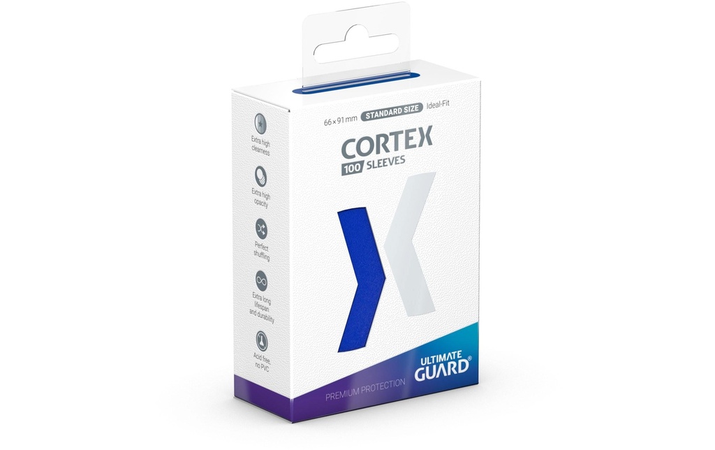 Ultimate Guard Étui à cartes Cortex Sleeves taille standard bleu 100