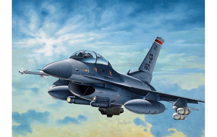 Italeri Kits de montage Night Falcon F-16 1:72