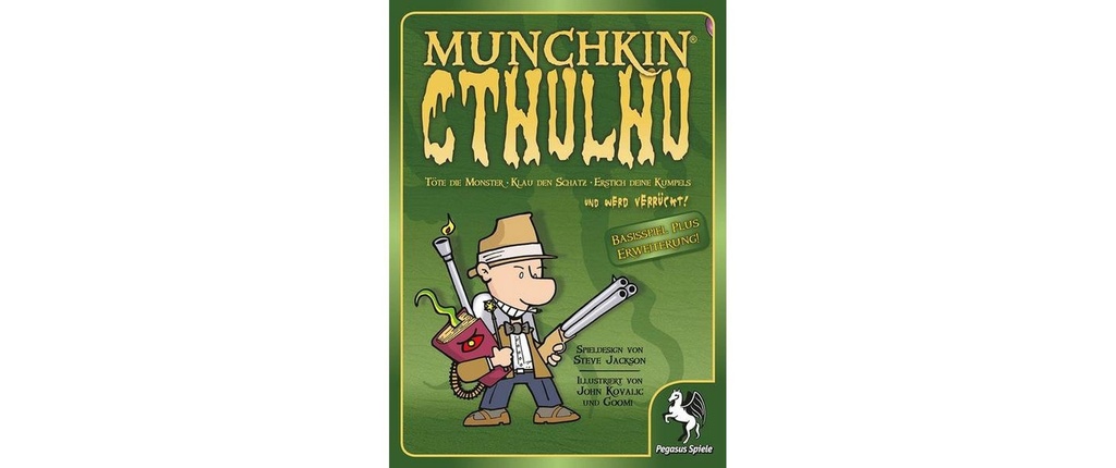 Pegasus Spiele Jeux de cartes Munchkin Cthulhu 1+2 -DE-