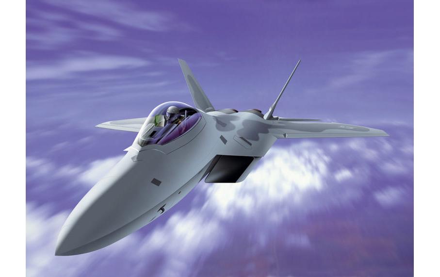 Italeri Kits de montage F-22 Raptor 1:72