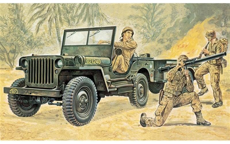 Italeri Kits de montage Willys MB Jeep 1:35