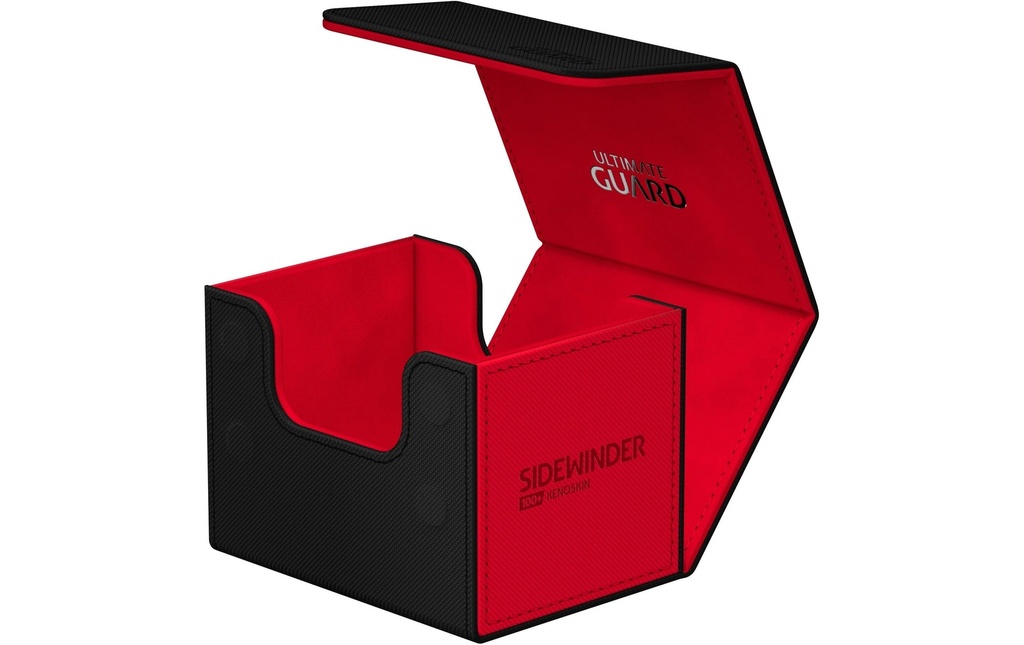 Ultimate Guard Boîte à cartes XenoSkin Synergy Sidewinder 100+ noir/rouge