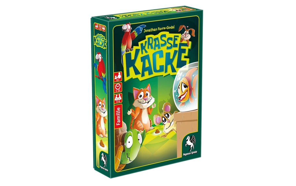 Pegasus Spiele Jeux de cartes Krasse Kacke -DE-
