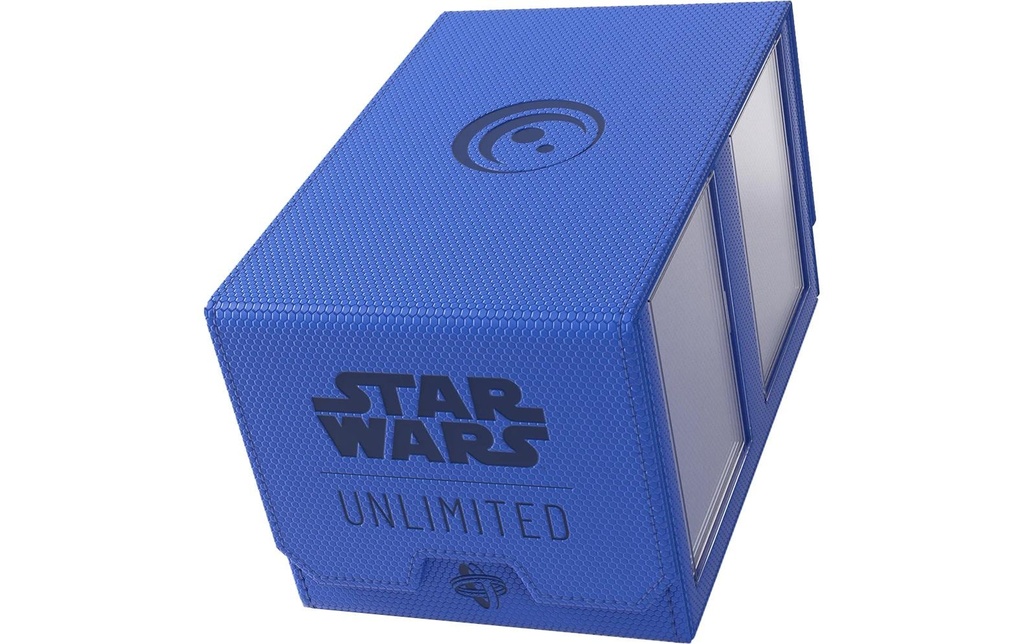 Asmodée Boîte à cartes Star Wars: Unlimited Double Deck Pod bleu