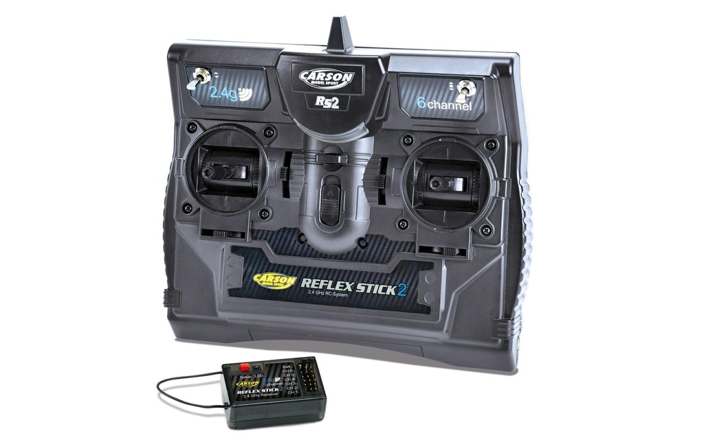 Carson Télécommande Reflex Stick 2 6 canaux avec récepteur