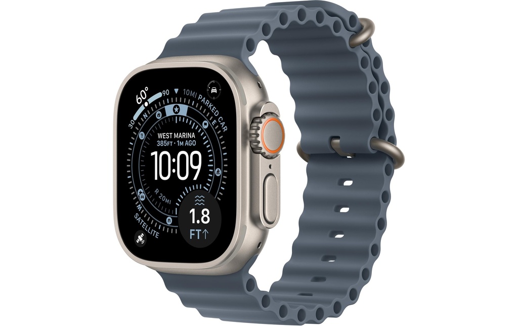 Apple Watch Ultra 3 Natural Titanium Blue Ocean Band
