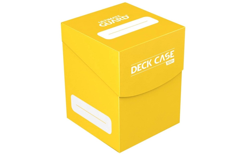 Ultimate Guard Boîte à cartes Deck Case 100+ taille standard jaune