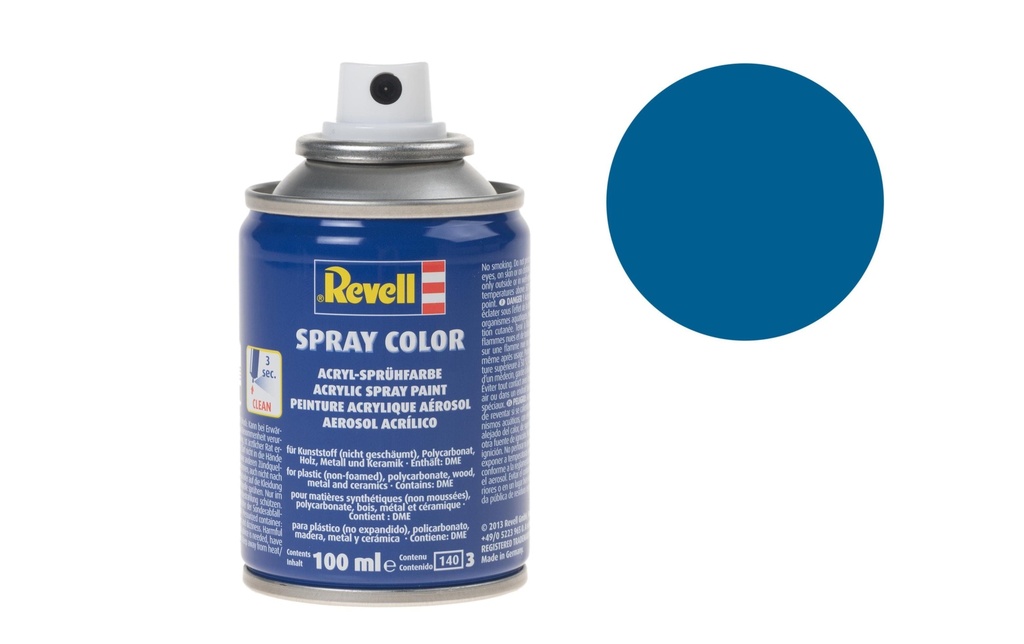 Revell Acrylique en bombe 100 ml Brillance/Couvrant-Bleu clair