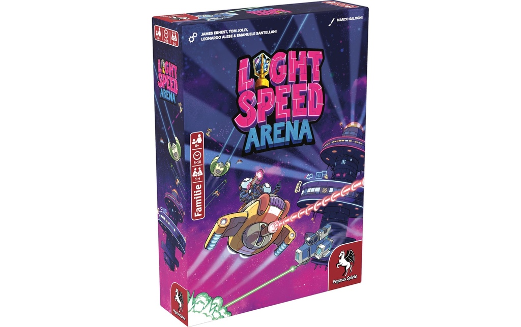 Pegasus Spiele Jeux pour la famille Light Speed Arena -DE-