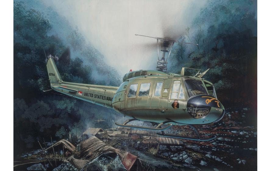 Italeri Kits de montage UH-1D Slick 1:48