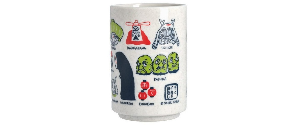 Benelic Le voyage de Chihiro au pays des merveilles Tasse à thé japonaise No Face
