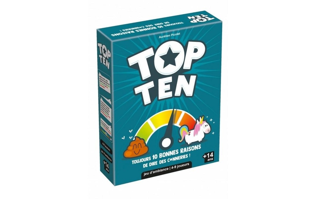 Asmodée Party game Top Ten