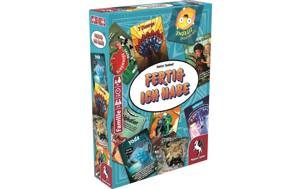 Pegasus Spiele Jeux de cartes Fertig Ich Habe -DE-