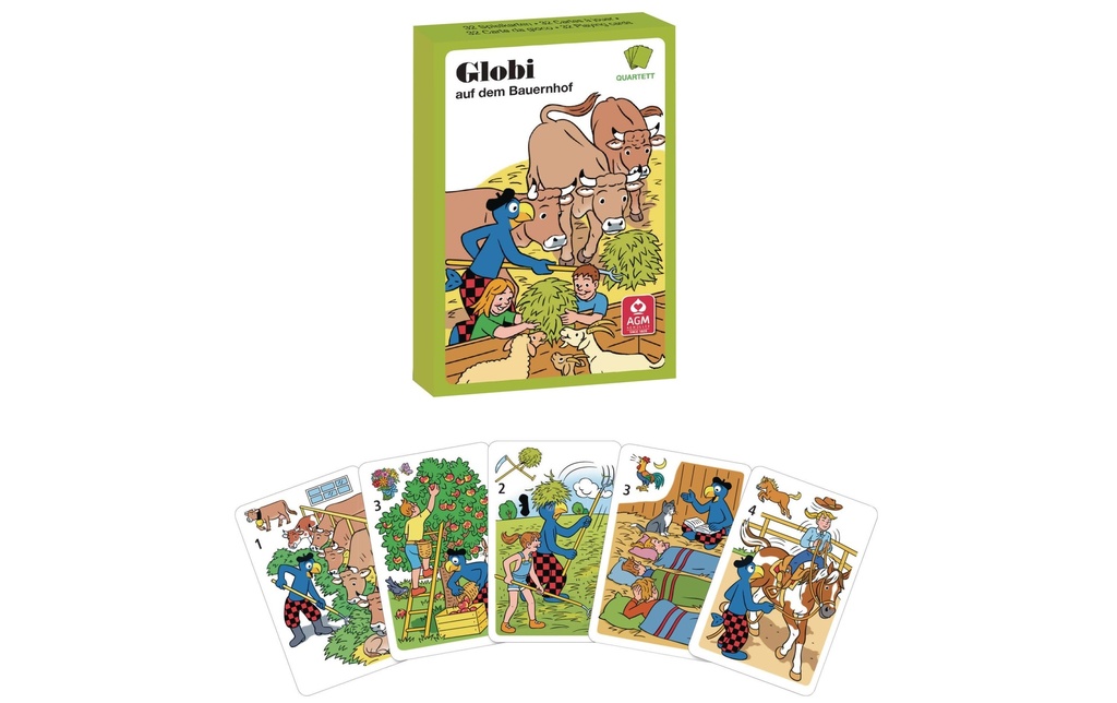 AGM Jeux d’enfant Quartett Globi à la ferme